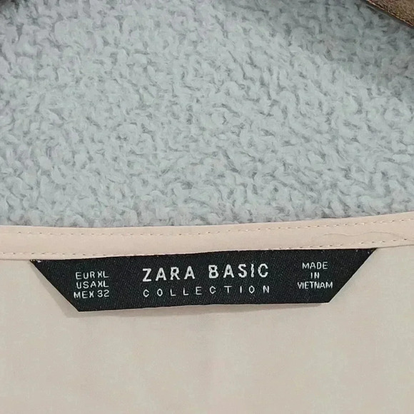 Zara Cream Blouse with Black Trim - Picture 4 of 7